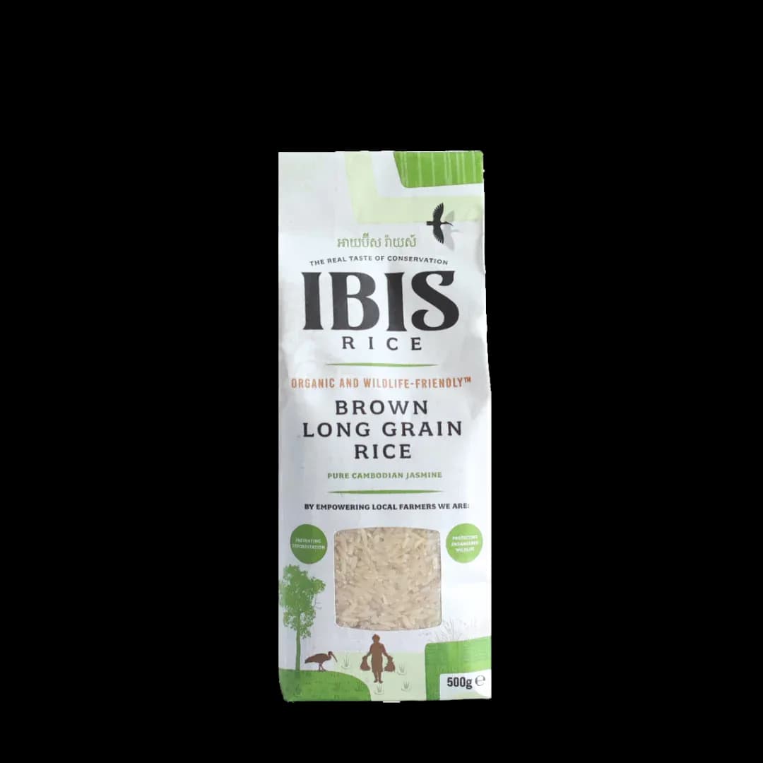 Organic Brown Long Grain Jasmine Rice - 500g